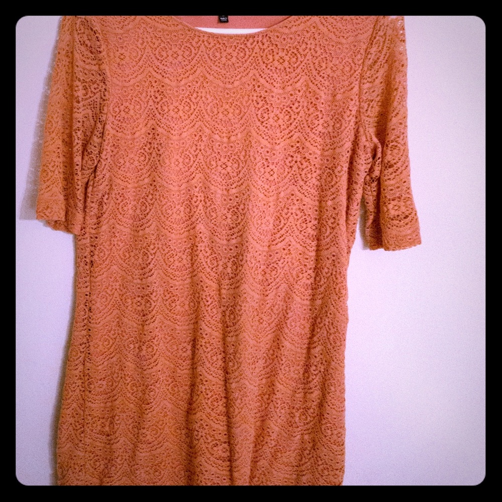 Peach Dress